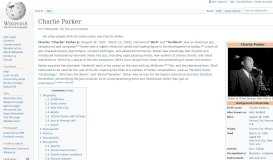 
							         Charlie Parker - Wikipedia								  
							    