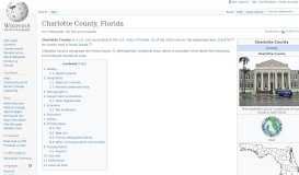 
							         Charlotte County, Florida - Wikipedia								  
							    