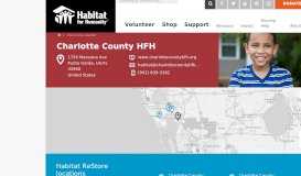 
							         Charlotte County HFH (FL) | Habitat for Humanity								  
							    