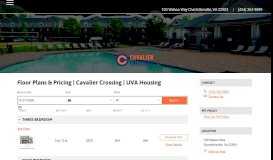 
							         Charlottesville VA Apartment Rentals | Cavalier Crossing								  
							    