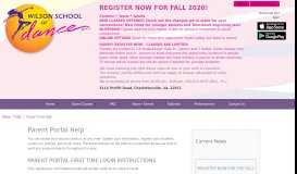 
							         Charlottesville, VA | Parent Portal Help - Wilson School of Dance								  
							    