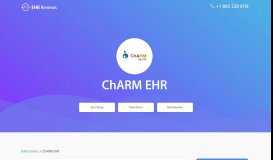 
							         ChARM EHR Software 2019 Reviews, Pricing & Demo - ehrreviews.com								  
							    