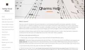 
							         Charms Help - Valley Vocal Music								  
							    