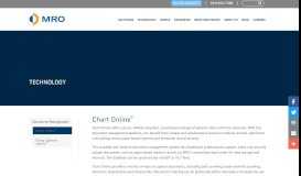 
							         Chart Online® - Healthcare Document Management | MRO - MRO Corp								  
							    