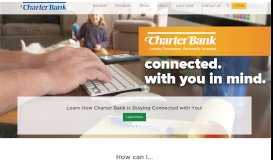 
							         Charter Bank								  
							    