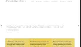 
							         Charter Institute at Erskine								  
							    