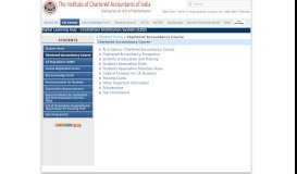 
							         Chartered Accountancy Course | Student Portal, ICAI								  
							    