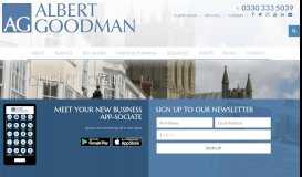 
							         Chartered Accountants | Client login | Albert Goodman -								  
							    