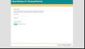 
							         Chartmaker Patient Portal								  
							    