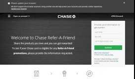 
							         Chase – Refer-A-Friend - Chase.com								  
							    