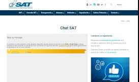
							         Chat - Portal SAT								  
							    