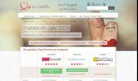 
							         Chat Portale im Test Juni 2019 - ZU-ZWEIT.de								  
							    