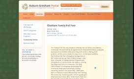 
							         Chatham Family Fall Fest — Auburn Gresham Portal								  
							    