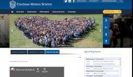 
							         Chatham Middle School / CMS Homepage								  
							    