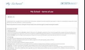 
							         Chatswood High School, Chatswood, NSW - School profile | My School								  
							    