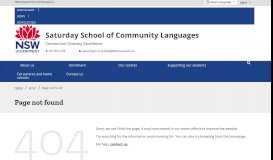 
							         Chatswood HS centre - Saturday School of Community Languages								  
							    