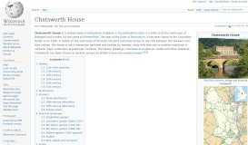 
							         Chatsworth House - Wikipedia								  
							    