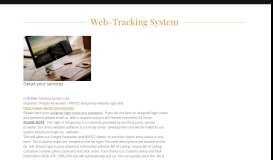 
							         CHB Web Tracking System | Michael S. Cooke, CHB								  
							    