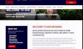 
							         CHC | Welcome - Christian Heritage College								  
							    