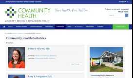 
							         CHCRR Pediatrics - Community Health Centers of the Rutland Region								  
							    