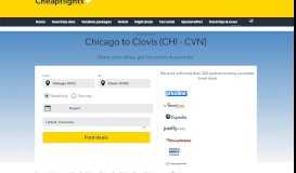 
							         Cheap Flights from Chicago, IL to Clovis, NM - CHI to CVN Tickets ...								  
							    
