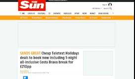 
							         Cheap Teletext Holidays deals to book now including 5-night ...								  
							    