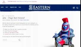 
							         Check Application Status - Eastern Connecticut State University								  
							    