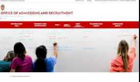 
							         Check Application Status | Office of Admissions and Recruitment ...								  
							    