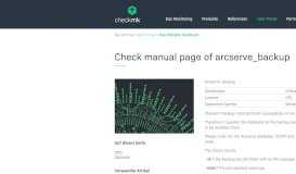 
							         Check manual page of arcserve_backup | checkmk								  
							    