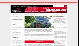 
							         Check My Aid - UC Financial Aid - University of Cincinnati								  
							    