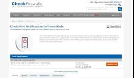
							         Check Point Mobile Access Software Blade | CheckFirewalls.com								  
							    