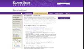 
							         Check Status and Commit - Kansas State University								  
							    