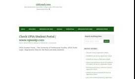 
							         Check UPSA Student Portal | www.upsasip.com | GHLoud.com								  
							    