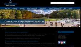 
							         Check Your Application Status - Old Dominion University								  
							    