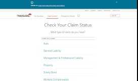 
							         Check Your Claim Status | Travelers Insurance								  
							    