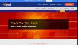 
							         Check Your Email - Vast - Vast Broadband								  
							    