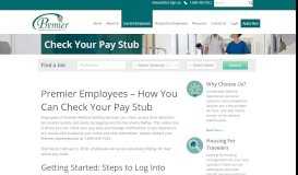
							         Check Your Pay Stub Employee | MyPay | Premier Medical ...								  
							    