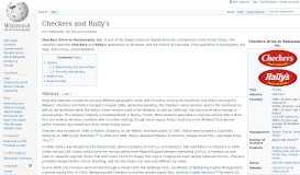 
							         Checkers and Rally's - Wikipedia								  
							    