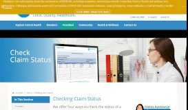 
							         Checking Claim Status | CenCal Health Insurance Santa Barbara and ...								  
							    