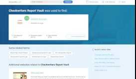
							         Checkwriters Report Vault at top.accessify.com								  
							    
