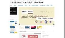 
							         CHED K to 12 Transition Program | Investing in the Future of ...								  
							    