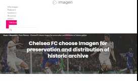 
							         Chelsea FC choose Imagen for preservation and distribution of historic ...								  
							    