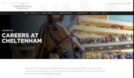 
							         Cheltenham Careers | Job Vacancies | Cheltenham Racecourse								  
							    