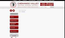 
							         Chenango Valley Central School District News Article								  
							    
