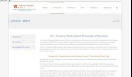 
							         Chenery Middle School Website > School Info - Belmont Public Schools								  
							    