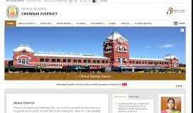 
							         Chennai District | Government of Tamil Nadu | Gateway of South India ...								  
							    