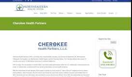 
							         Cherokee Health Partners | Northeastern Health System								  
							    