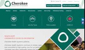 
							         Cherokee Health Systems: Together Enhancing Life								  
							    