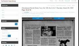 
							         Cherokeean/Herald (Rusk, Tex.) - The Portal to Texas History - UNT.edu								  
							    