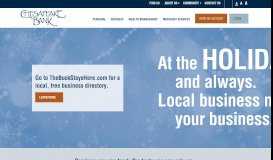 
							         Chesapeake Bank: Personal & Business Banking Services								  
							    
